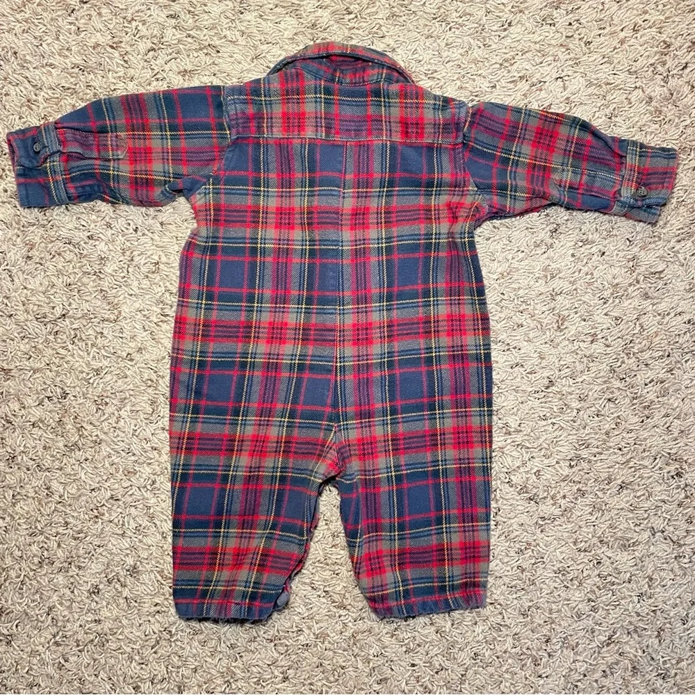Vintage Polo Jean Co Ralph Lauren Long Sleeve jumpsuit size 3-6‎ Months